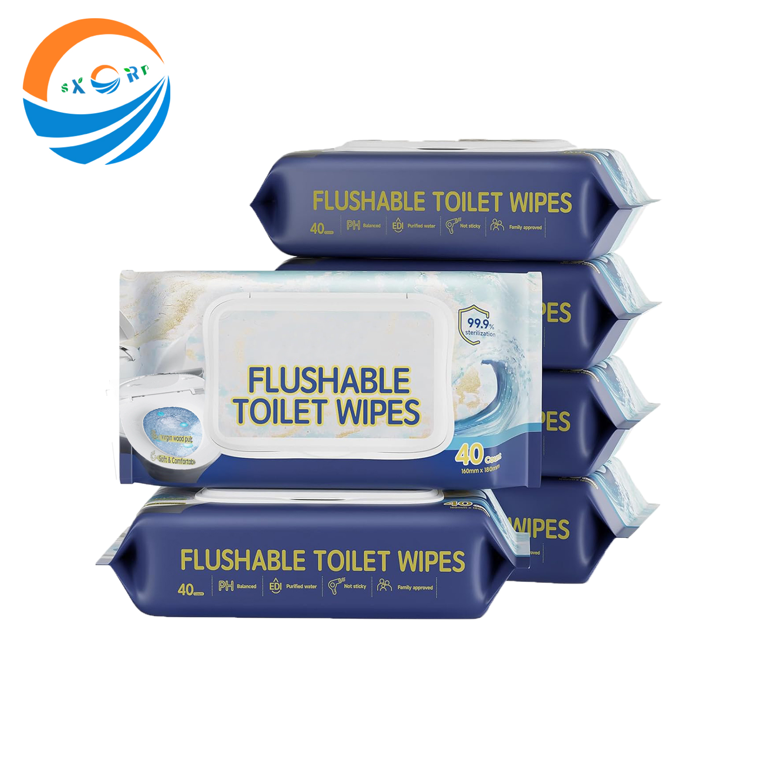 Aloe Vera Flushable Wipes - Ultra-Soft & Gentle Cleanse
