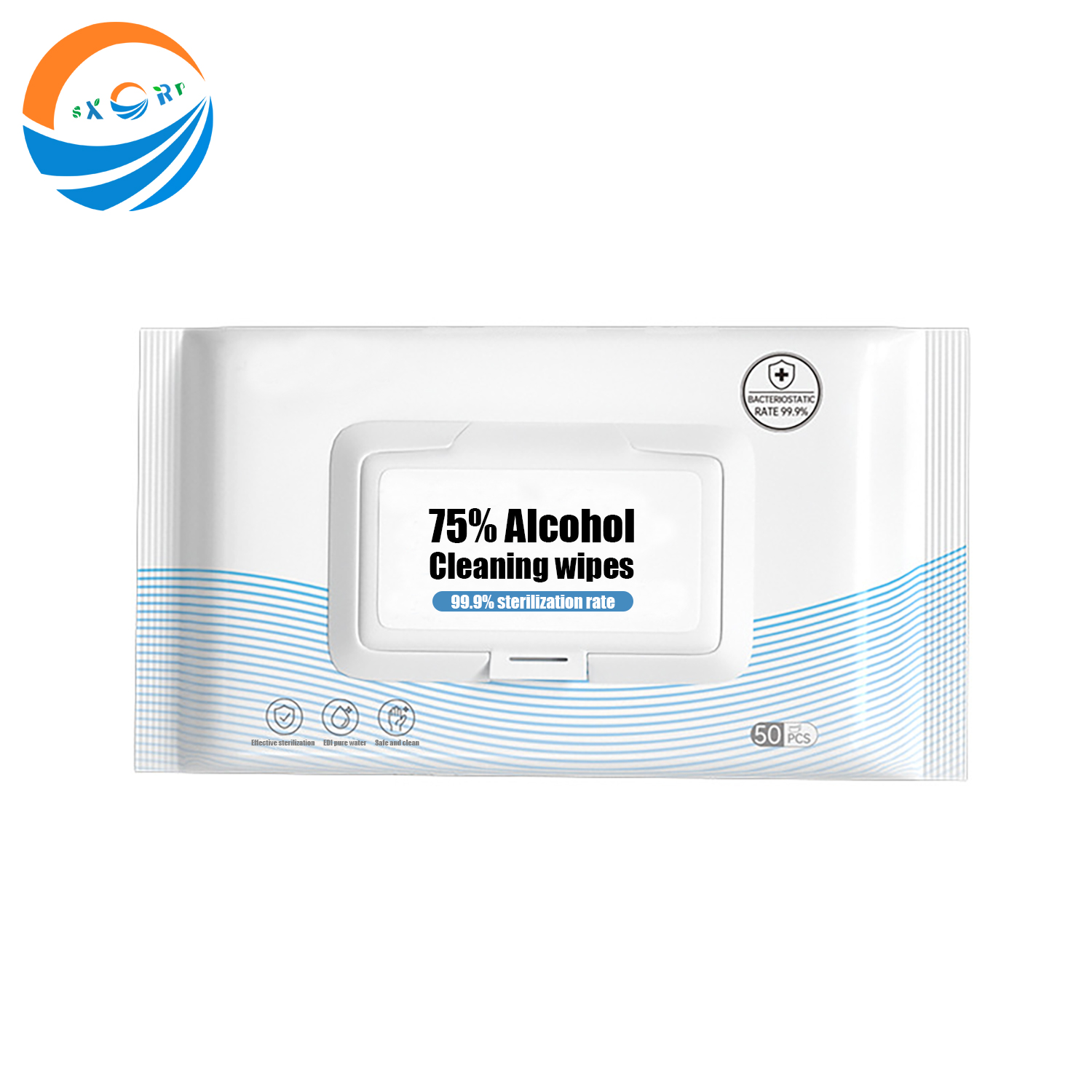Alcohol Disinfecting Wipes 75% - Fast-Dry, No Fragrance