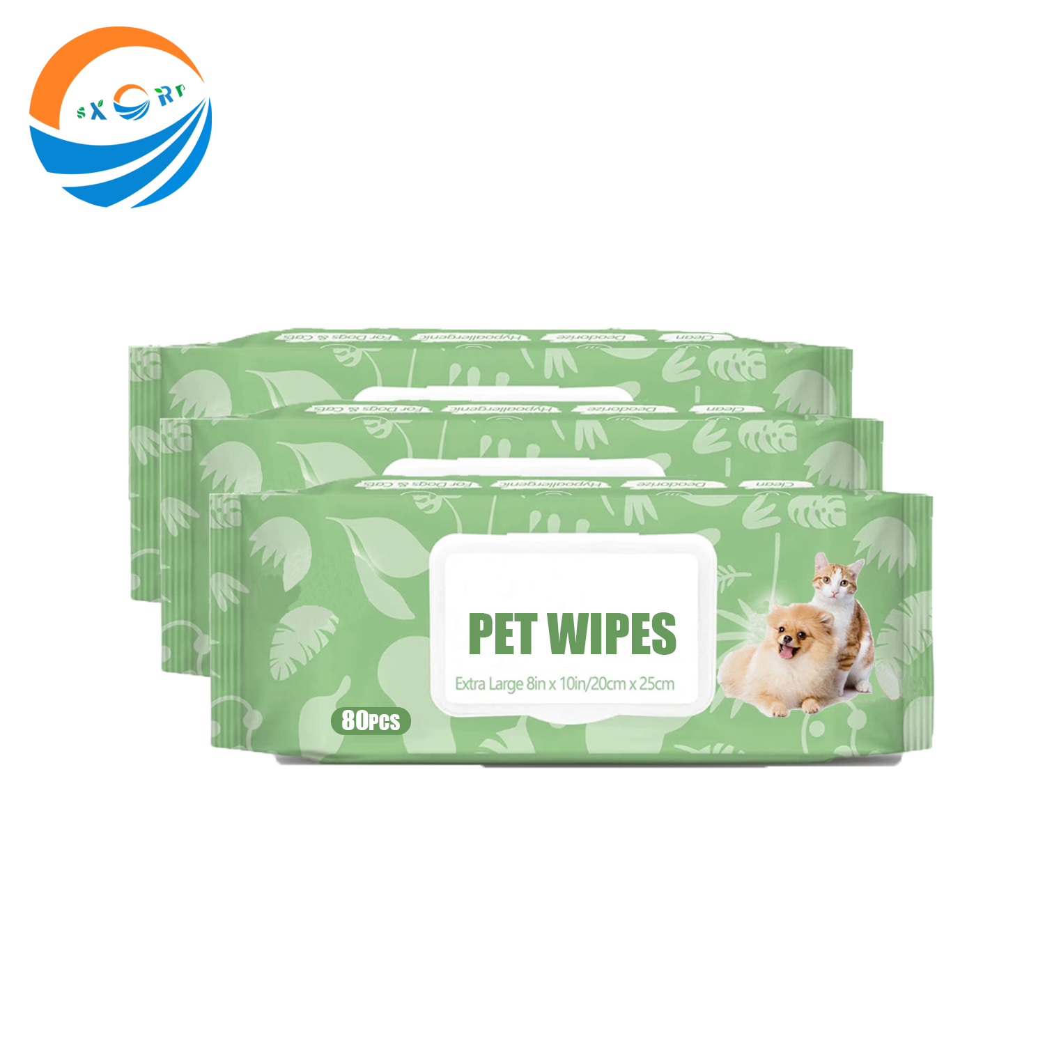 Pet Wipes for Dogs & Cats &ndash; Paws, Body, Butt Cleanup